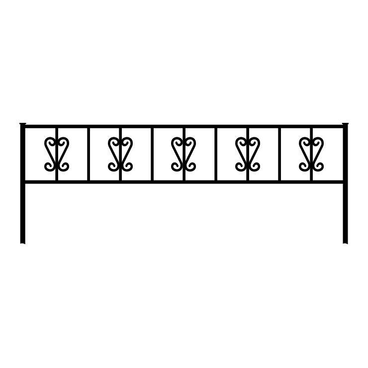 Металлические оградки, столы, скамейки в&nbsp;Пензе | Оградка №8