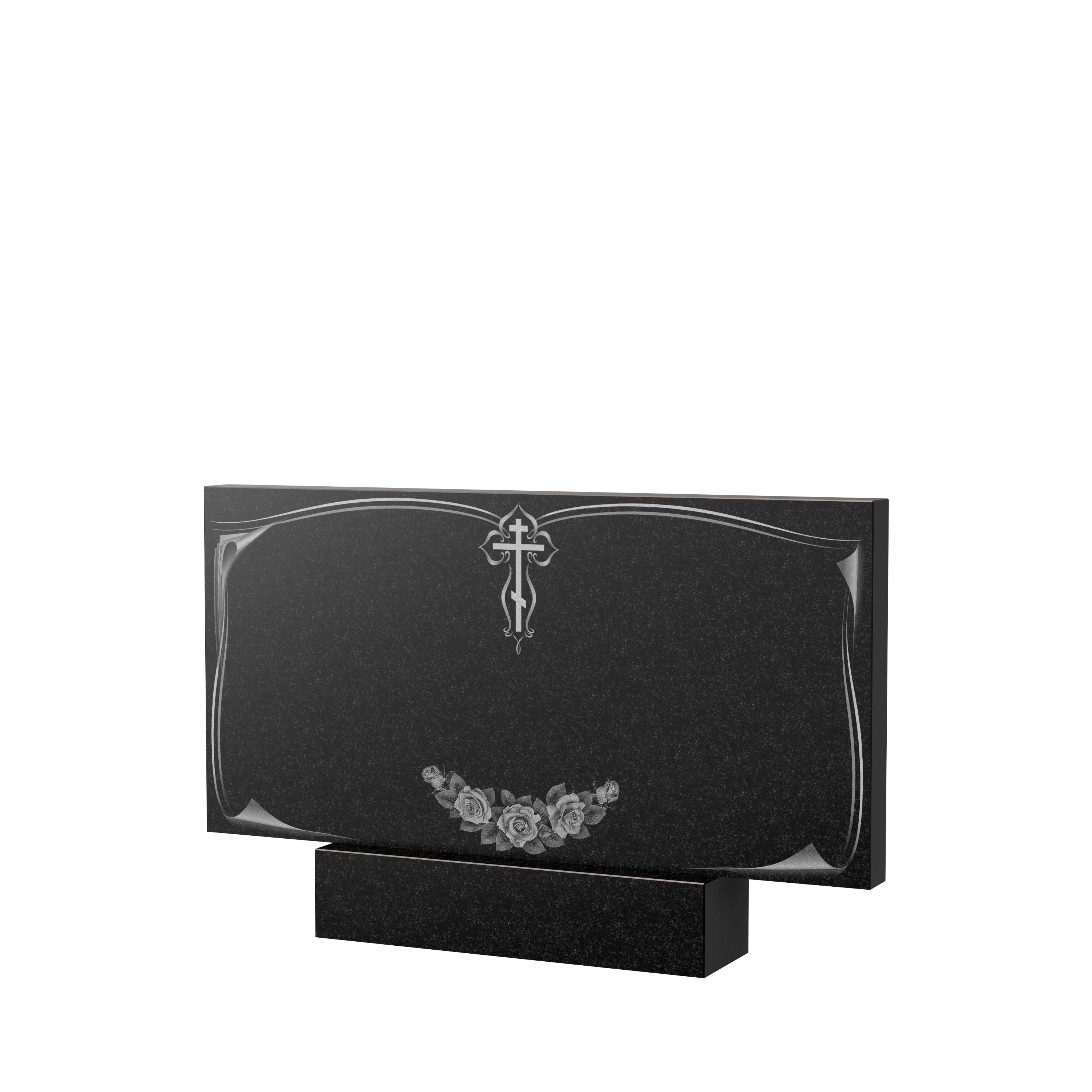 Художественное оформление памятника в&nbsp;Пензе | Художественное оформление на гранитную стелу, рисунок ГХО-001