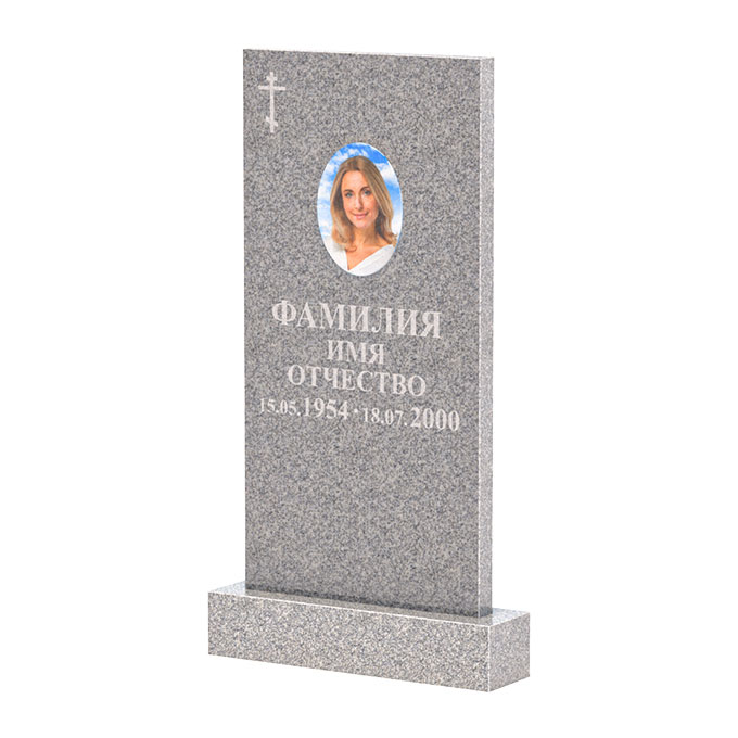 Памятники из цветного гранита в&nbsp;Пензе | Памятник из Сибирского гранита прямой