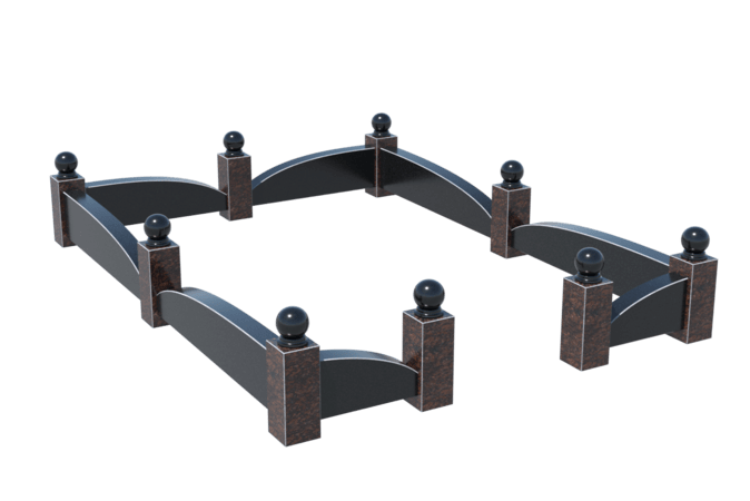 Цоколи на могилу в&nbsp;Пензе | Цоколь на могилу №0044