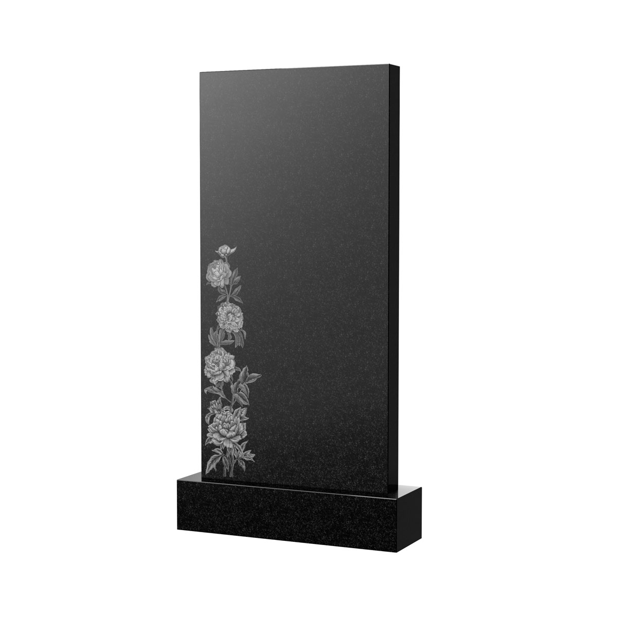 Художественное оформление памятника в&nbsp;Пензе | Художественное оформление на гранитную стелу, рисунок ВХО-059