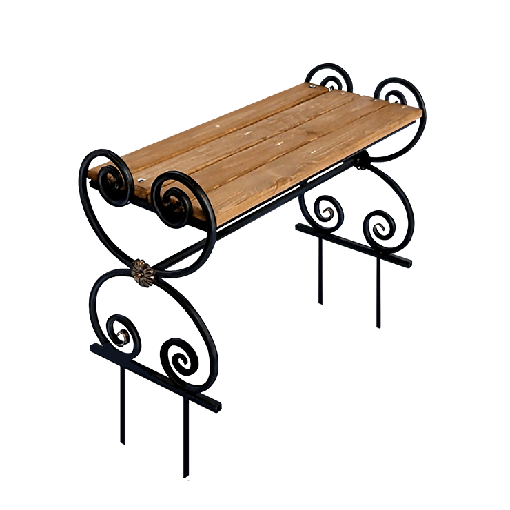 Кованые изделия в&nbsp;Пензе | Кованая скамейка СТ.001