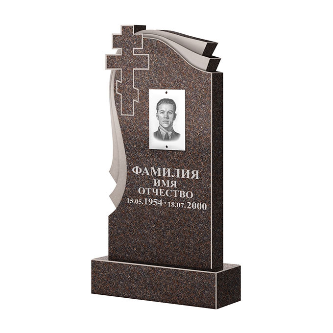 Гранитные памятники в&nbsp;Пензе | Памятник из гранита Карел Brown ФГЦ-081