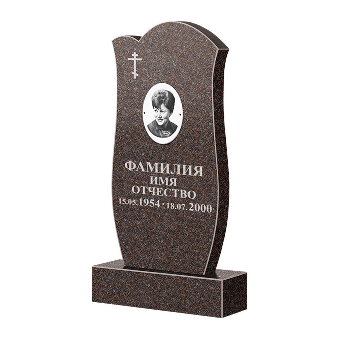 Памятники из цветного гранита в&nbsp;Пензе | Памятник из гранита Карел Brown ФГЦ-039