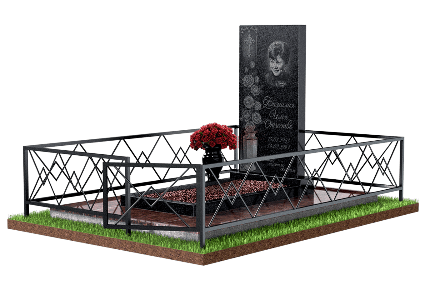 Благоустройство захоронения в Пензе