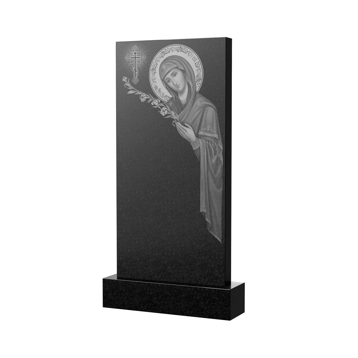 Художественное оформление памятника в&nbsp;Пензе | Художественное оформление на гранитную стелу, рисунок ВХО-035