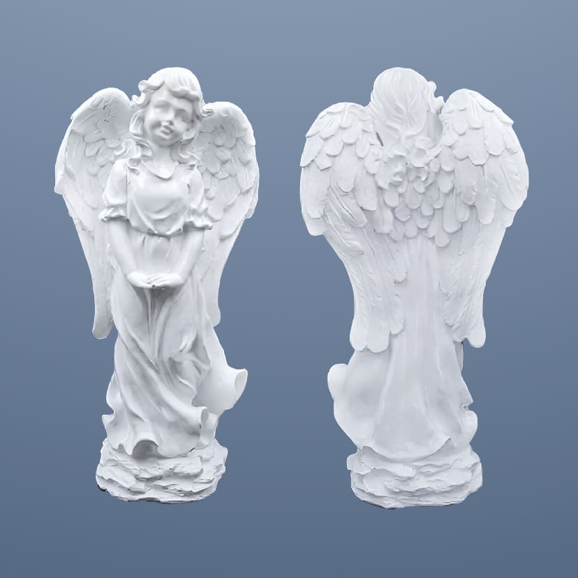 Скульптуры из искусственного мрамора на памятник в Пензе | Скульптура Ангела №1