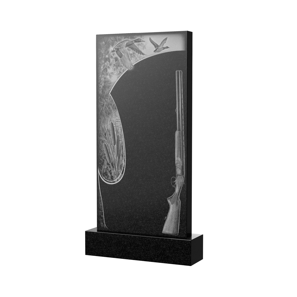 Художественное оформление памятника в&nbsp;Пензе | Художественное оформление на гранитную стелу, рисунок ВХО-052