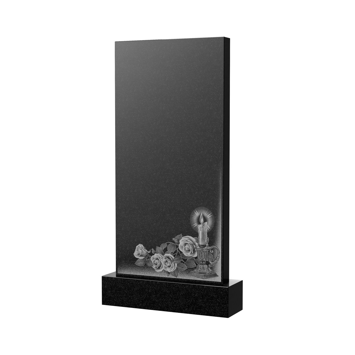 Художественное оформление памятника в&nbsp;Пензе | Художественное оформление на гранитную стелу, рисунок ВХО-050