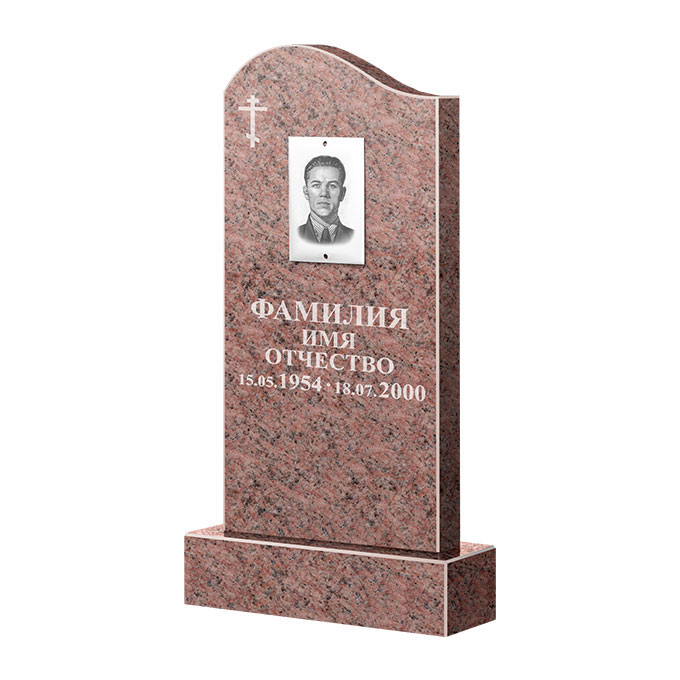 Памятники из цветного гранита в&nbsp;Пензе | Памятник из гранита Розалия Pink ФГЦ-030