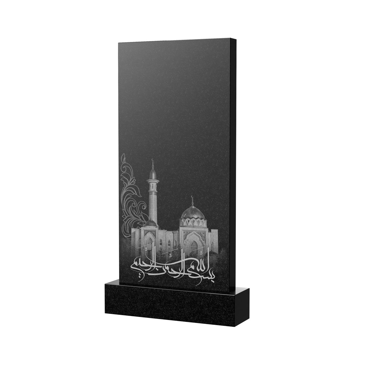 Художественное оформление памятника в&nbsp;Пензе | Художественное оформление на гранитную стелу, рисунок ВХО-046