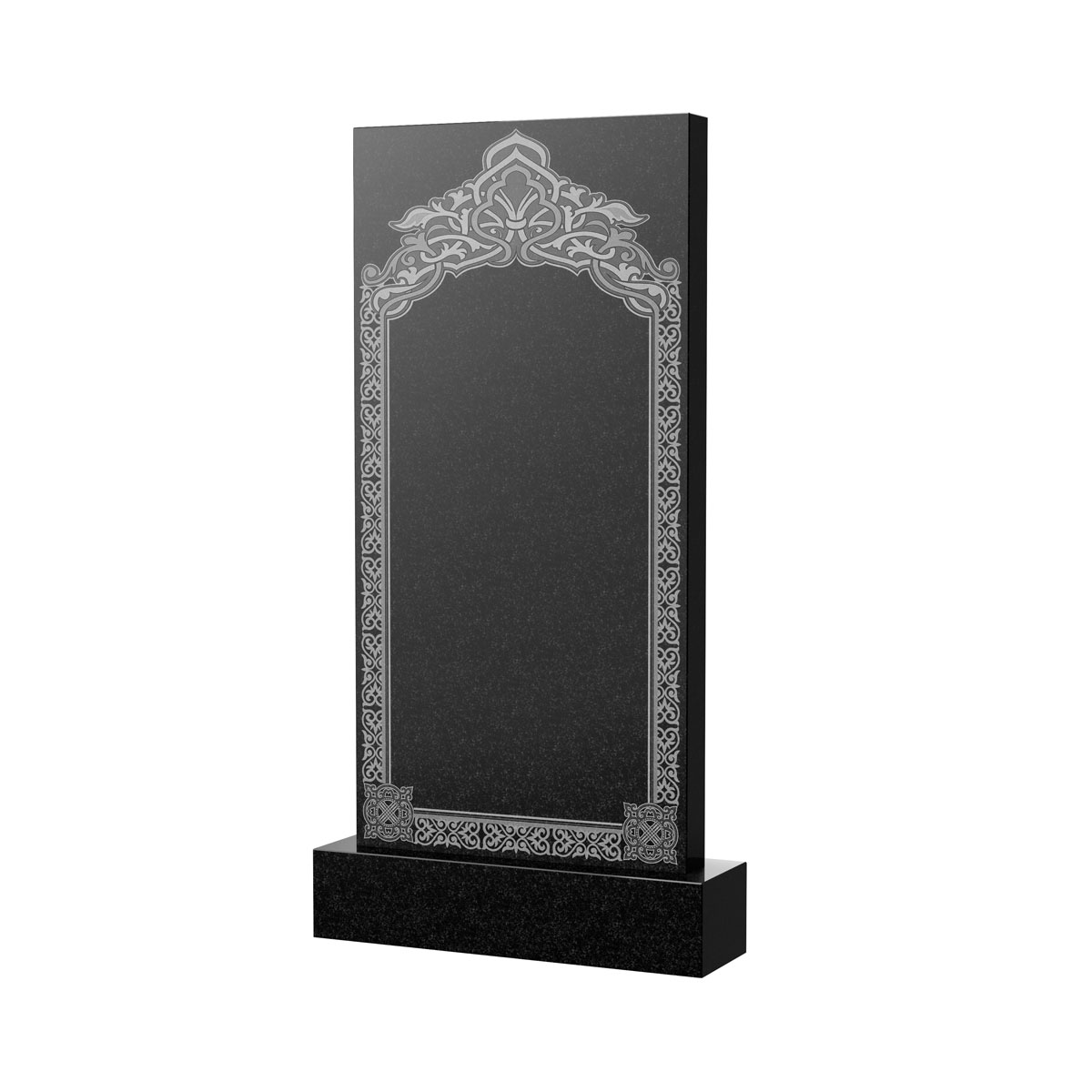 Художественное оформление памятника в&nbsp;Пензе | Художественное оформление на гранитную стелу, рисунок ВХО-044