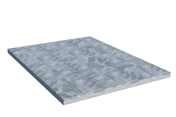 Площадки на могилу в&nbsp;Пензе | Площадка с мраморной облицовкой