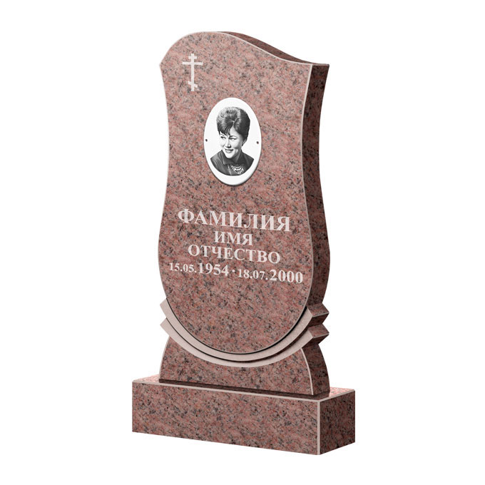 Гранитные памятники в&nbsp;Пензе | Памятник из гранита Розалия Pink ФГЦ-056