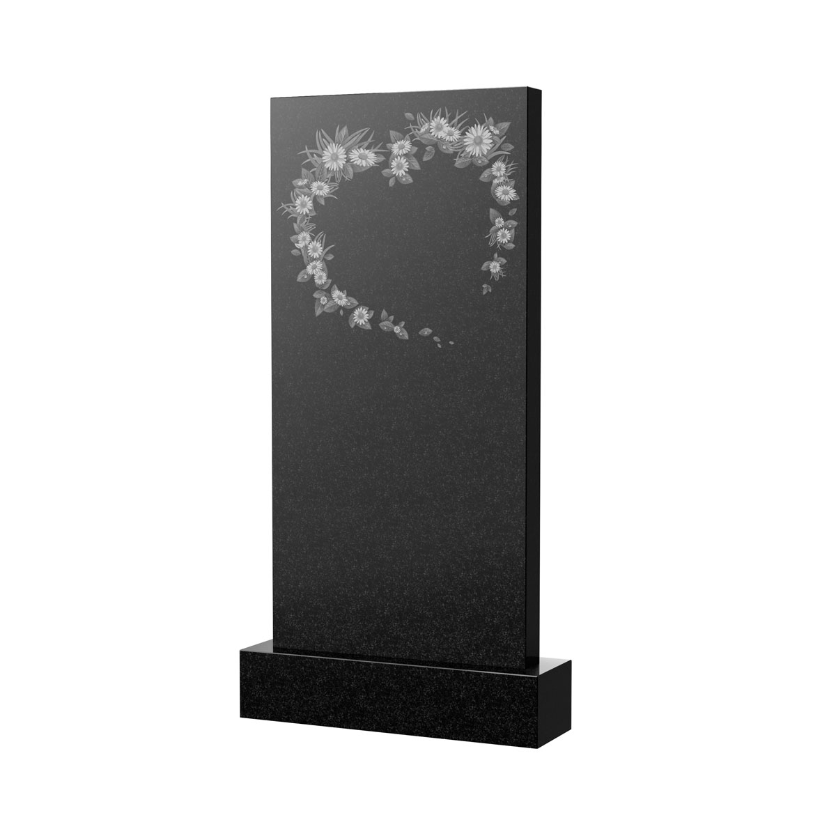 Художественное оформление памятника в&nbsp;Пензе | Художественное оформление на гранитную стелу, рисунок ВХО-060