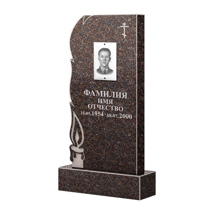 Памятники из цветного гранита в&nbsp;Пензе | Памятник из гранита Карел Brown ФГЦ-106