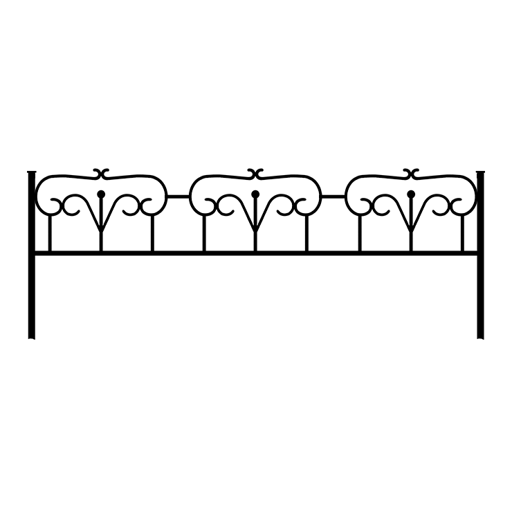 Металлические оградки, столы, скамейки в&nbsp;Пензе | Оградка №2
