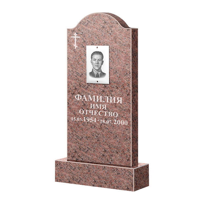 Памятники из цветного гранита в&nbsp;Пензе | Памятник из гранита Розалия Pink ФГЦ-012