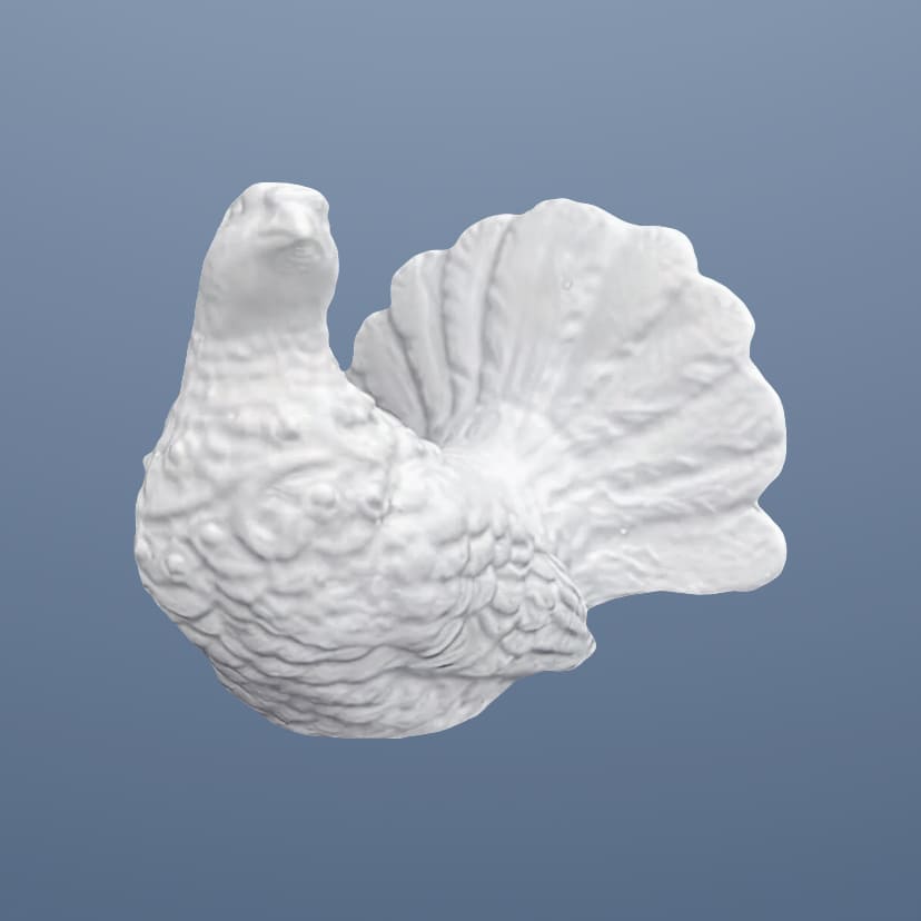 Скульптуры из искусственного мрамора на памятник в Пензе | Голубь лево