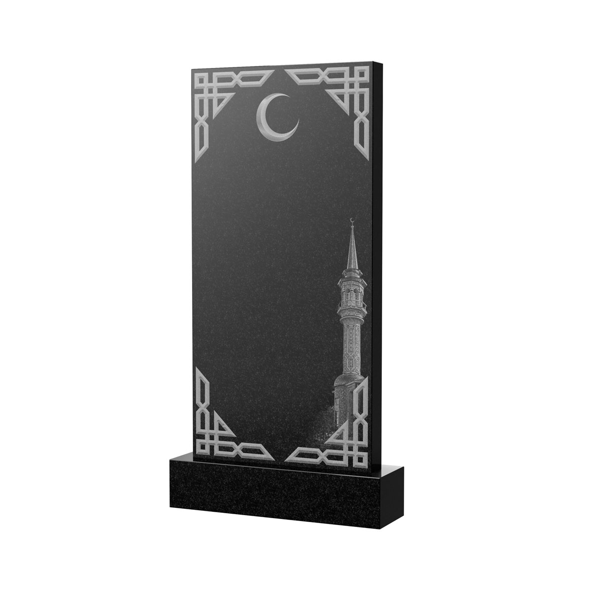 Художественное оформление памятника в&nbsp;Пензе | Художественное оформление на гранитную стелу, рисунок ВХО-040