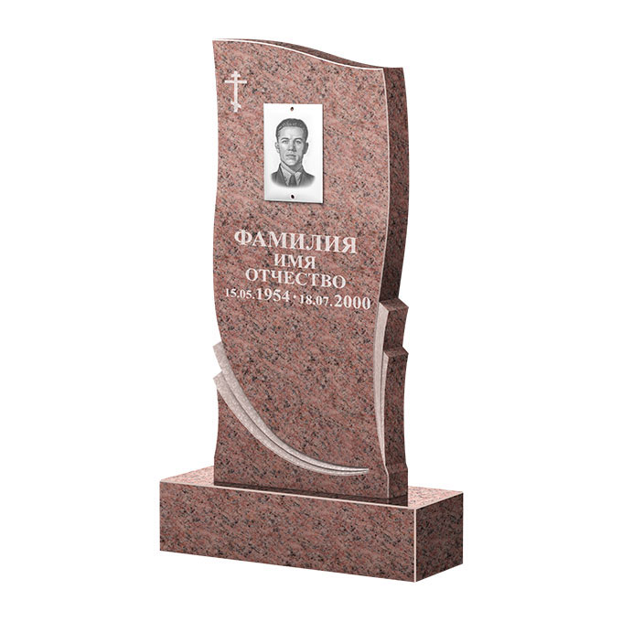 Гранитные памятники в&nbsp;Пензе | Памятник из гранита Розалия Pink ФГЦ-044