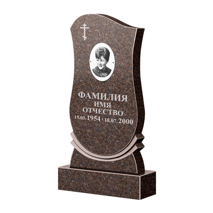 Гранитные памятники в&nbsp;Пензе | Памятник из гранита Карел Brown ФГЦ-056