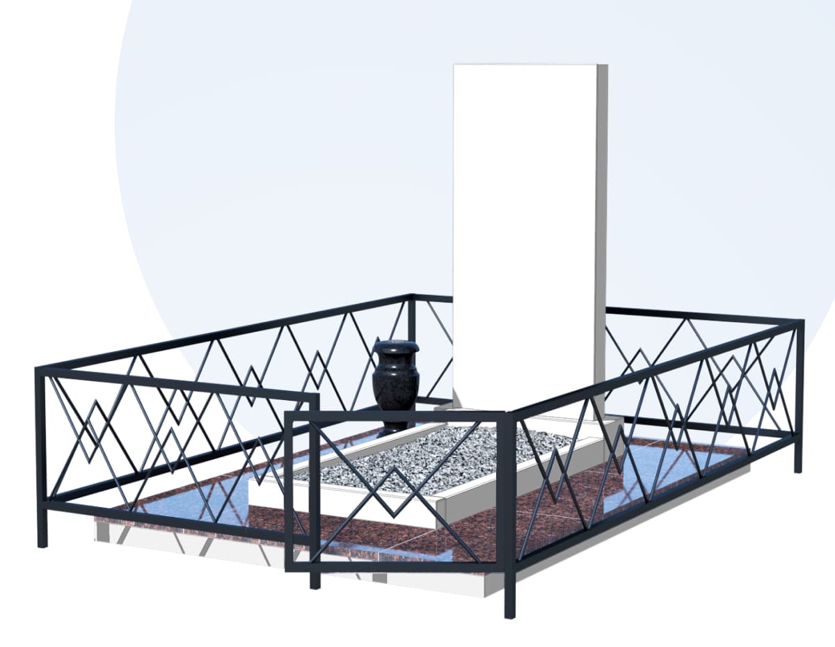 Благоустройство захоронения в Пензе