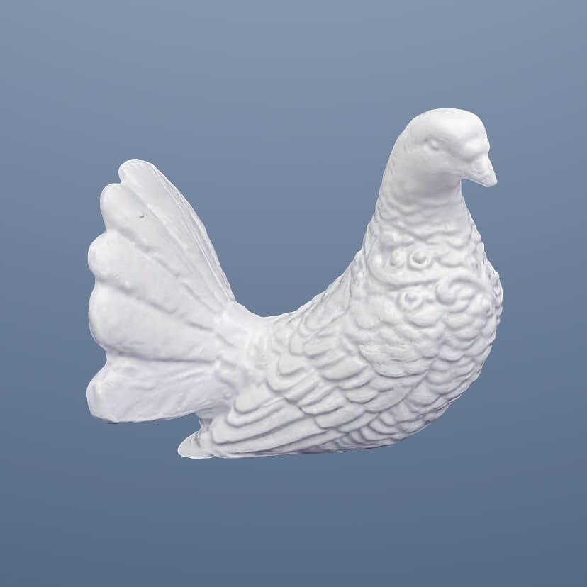 Скульптуры из искусственного мрамора на памятник в Пензе | Голубь право