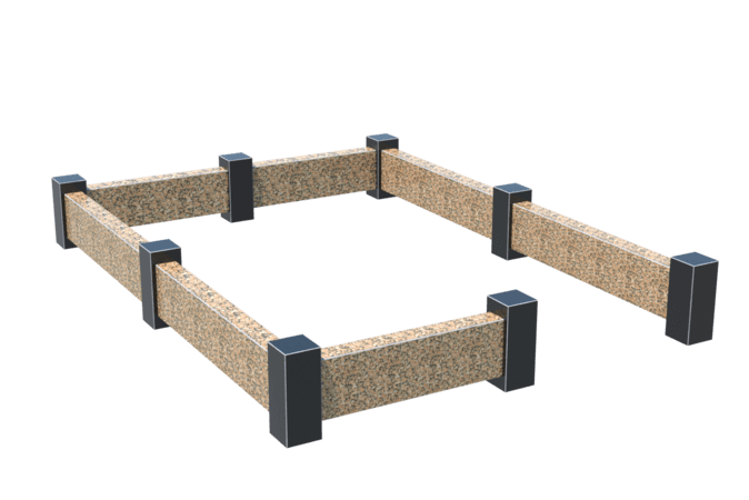 Цоколи на могилу в&nbsp;Пензе | Цоколь на могилу №0037