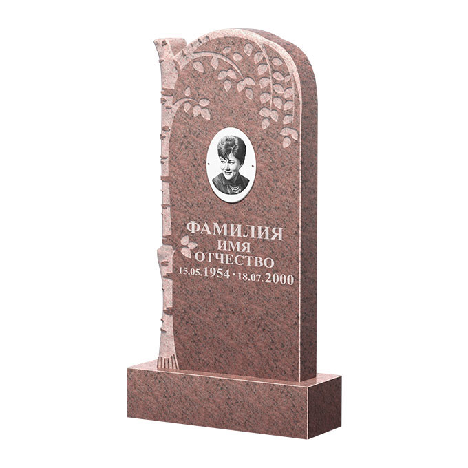 Гранитные памятники в&nbsp;Пензе | Памятник из гранита Розалия Pink ФГЦ-091