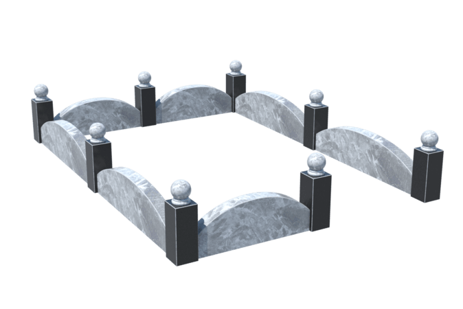 Цоколи на могилу в&nbsp;Пензе | Цоколь на могилу №0003