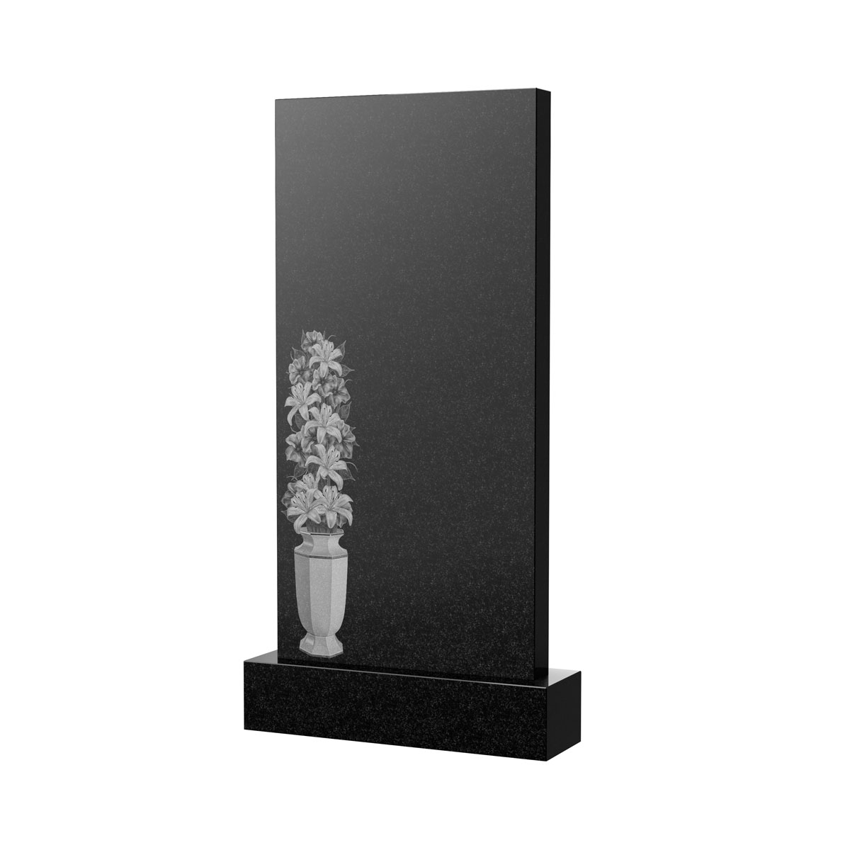 Художественное оформление памятника в&nbsp;Пензе | Художественное оформление на гранитную стелу, рисунок ВХО-057