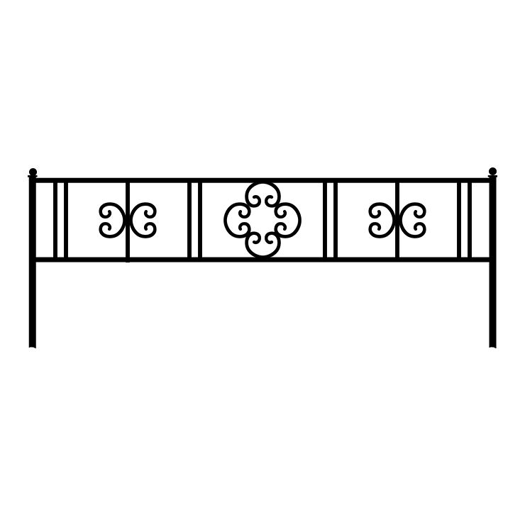 Кованые изделия в Пензе | Кованая оградка ОГ.006