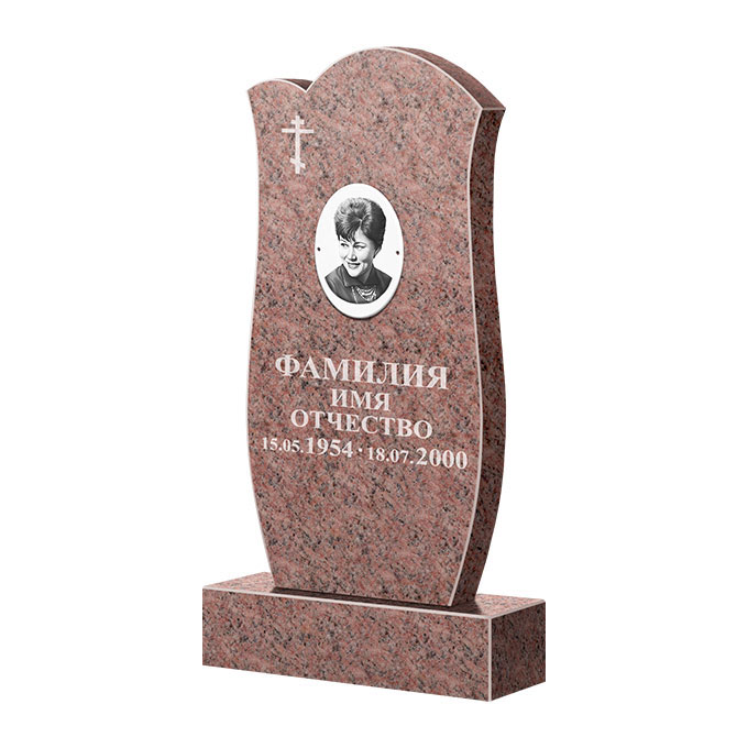 Памятники из цветного гранита в&nbsp;Пензе | Памятник из гранита Розалия Pink ФГЦ-039