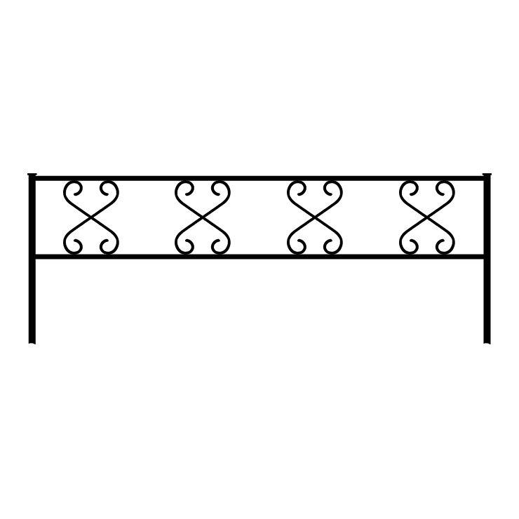 Металлические оградки, столы, скамейки в&nbsp;Пензе | Оградка №1