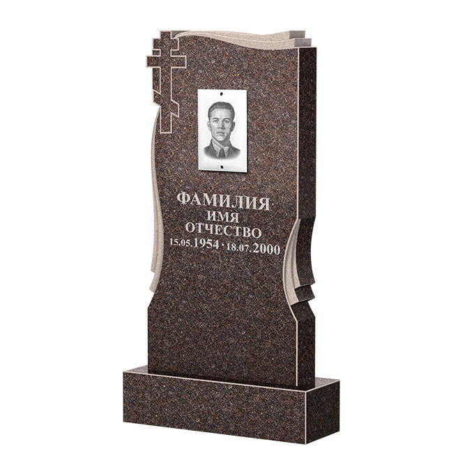 Гранитные памятники в&nbsp;Пензе | Памятник из гранита Карел Brown ФГЦ-185
