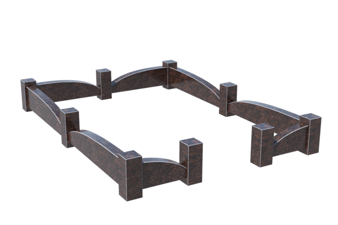 Цоколи на могилу в&nbsp;Пензе | Цоколь на могилу №0043