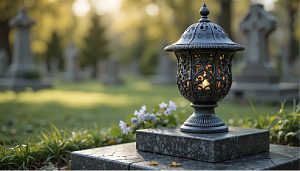 Лампада из гранита: свет памяти и благоговения